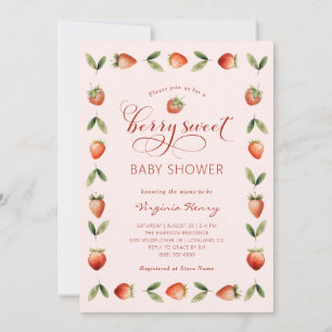 Berry Sweet Baby Shower Einladung