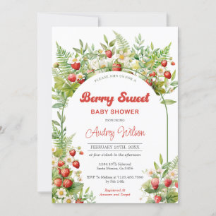 Berry Sweet Baby Shower Einladung