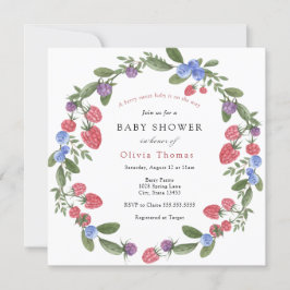 Berry Sweet Baby Shower Einladung