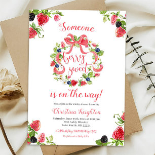 Berry Sweet Baby Shower Einladung