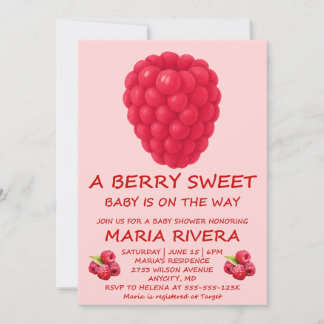 Berry Sweet Baby Shower Einladung