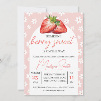 Berry Sweet Baby Shower Einladung
