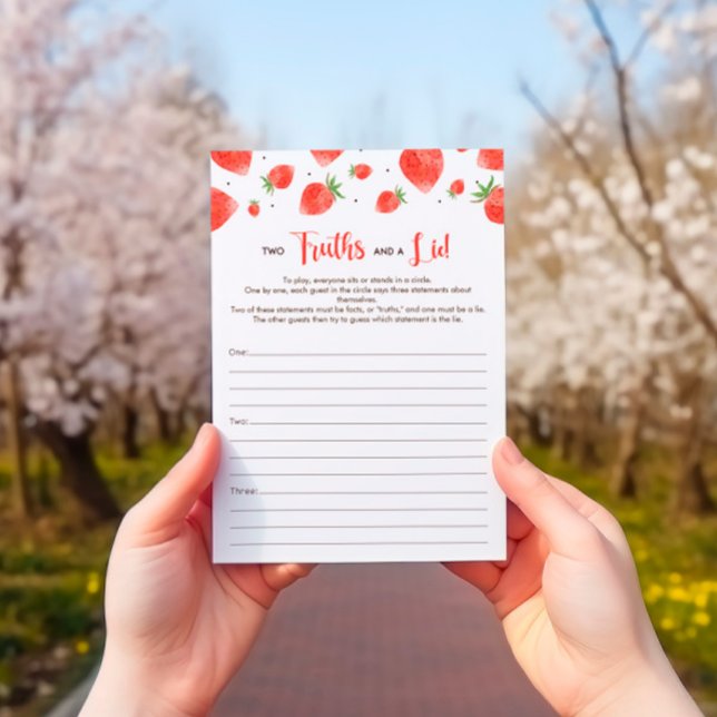 Berry Sweet Baby Shower Games Card, Showgame Einladung (Von Creator hochgeladen)