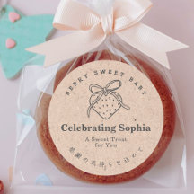 Berry Sweet Baby Shower Leckerli Kraft Erdbeere