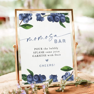 Berry Sweet Baby Shower Momosa Bar Schild