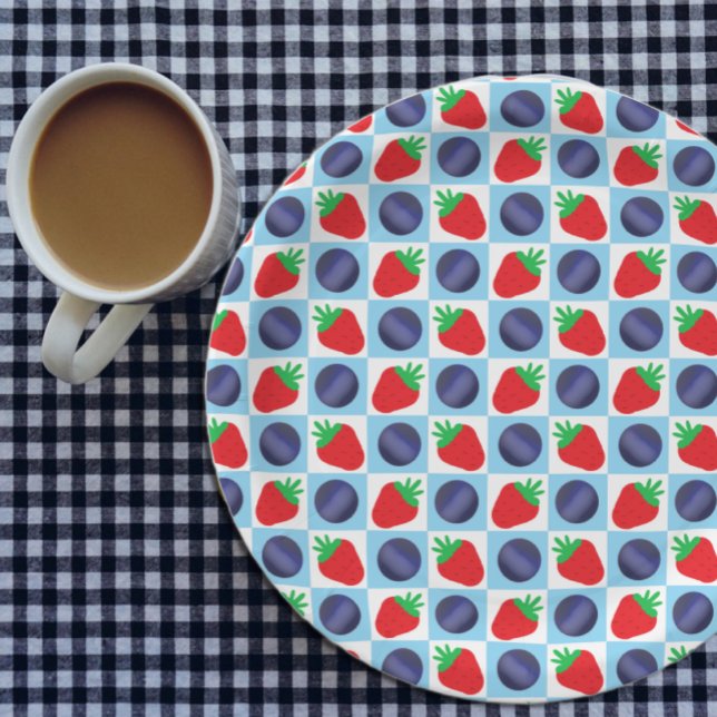 Berry Sweet Baby Shower Pappteller (Von Creator hochgeladen)