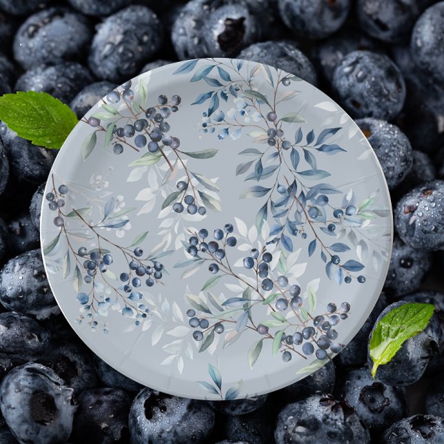 Berry Sweet Baby Shower Pappteller (Von Creator hochgeladen)