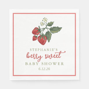 Berry Sweet Baby Shower Serviette
