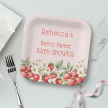 Berry Sweet Baby Shower Strawberries Blossom