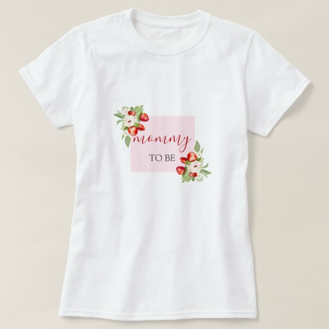 Berry Sweet Baby Shower T-Shirt (Design vorne)