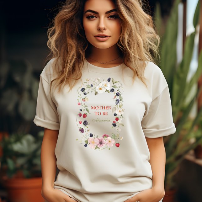 Berry Sweet Baby Shower T-Shirt (Von Creator hochgeladen)