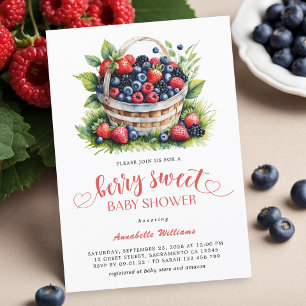 Berry Sweet Baby Shower Wilde Berries Einladung