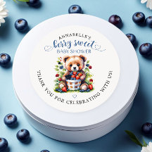 Berry Sweet Baby Shower Wilde Berries & Teddy Bear