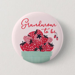 Berry Sweet Baby Showknopf Button