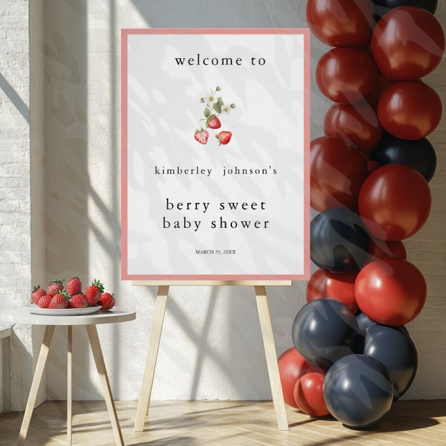 Berry Sweet Baby Shownacht Begrüßungszeichen Poster (Von Creator hochgeladen)