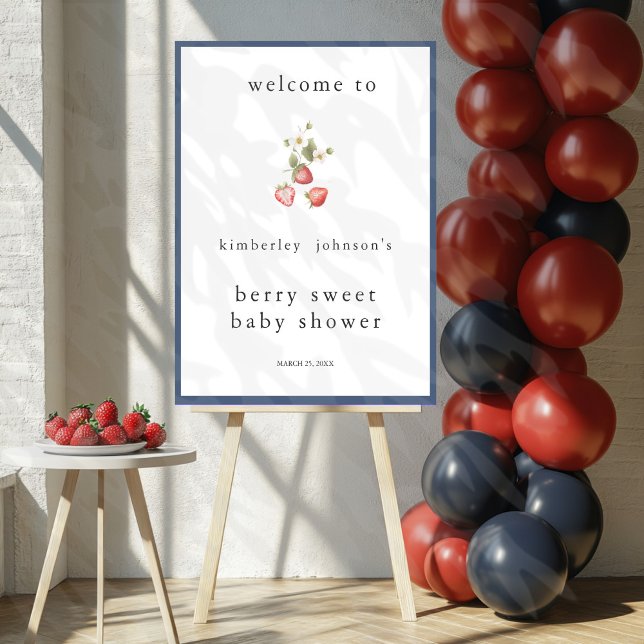 Berry Sweet Baby Shownacht Begrüßungszeichen Poster (Von Creator hochgeladen)