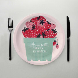 Berry Sweet Baby Showpaper Teller Strawberry