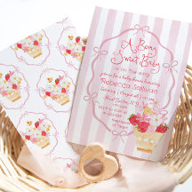 Berry Sweet Baby Whimsical Strawberry Baby Dusche