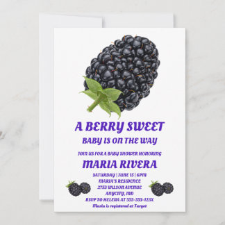 Berry Sweet Babyparty-Einladung