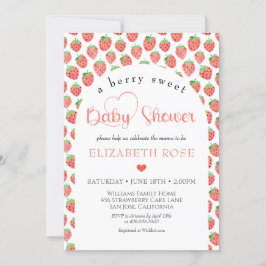 Berry Sweet Bauern Market Babydusche Einladung