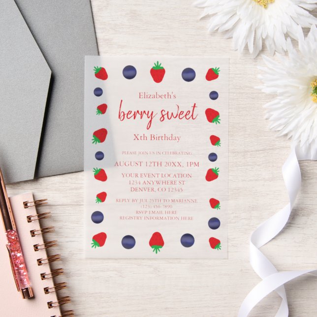 Berry Sweet Birthday (Hochzeit)