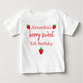 Berry Sweet Birthday Baby T-shirt