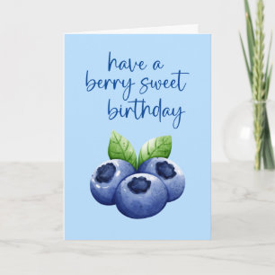 Berry Sweet Birthday Card Karte
