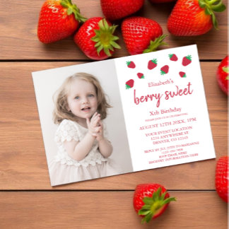 Berry Sweet Birthday Einladung