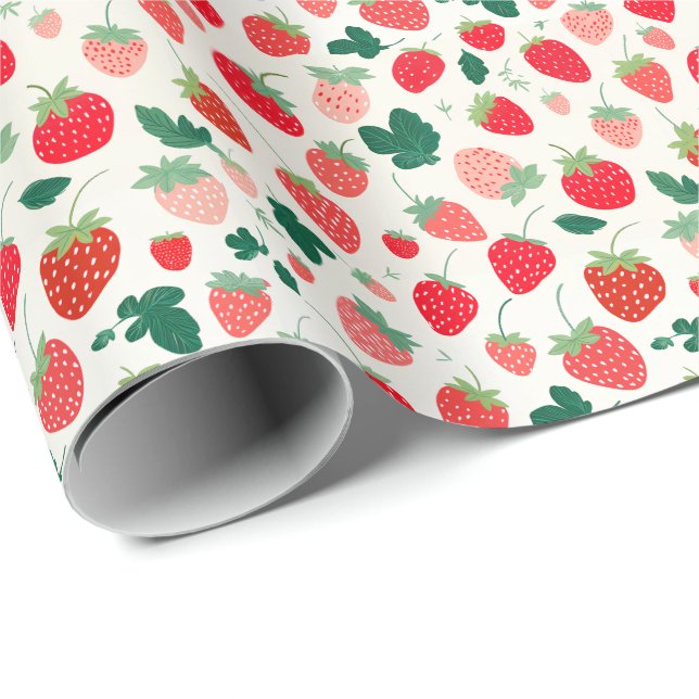 Berry Sweet Birthday Einladung Geschenkpapier (Rolleneckpunkt)