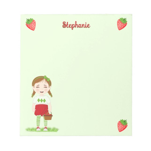 Berry Sweet Birthday Notizblock (Vorderseite)
