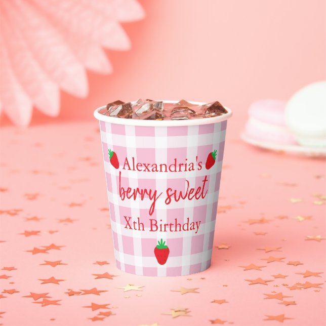 Berry Sweet Birthday Pappbecher (Insitu)