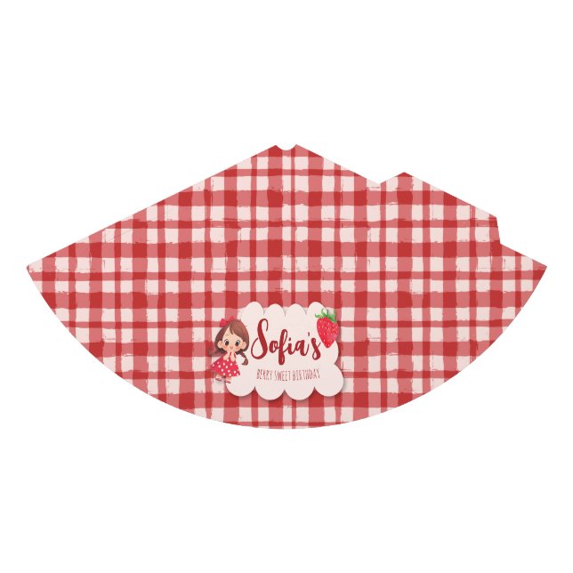 Berry Sweet Birthday Partyhütchen (Vorderseite)