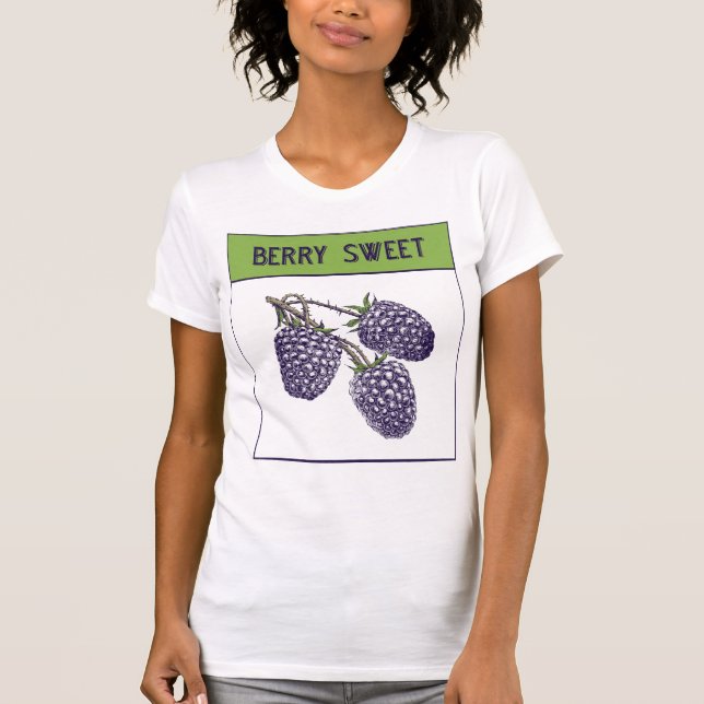 Berry Sweet BlackBerry Seed Packet Graphic T-Shirt (Vorderseite)