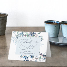 Berry Sweet Blueberry Baby Dusche Danke Karte