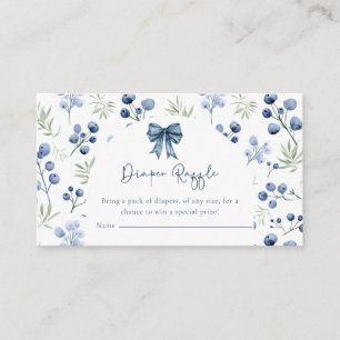 Berry Sweet Blueberry Baby Shooting Card Begleitkarte