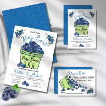 Berry Sweet Blueberry Baby Showbücher für Baby
