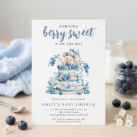 Berry Sweet Blueberry-Maus-Teetasse-Baby Shower