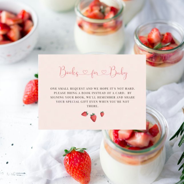 Berry Sweet Books for Baby Blush Begleitkarte (Von Creator hochgeladen)