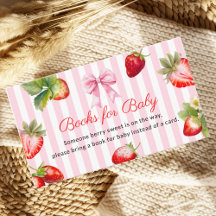 Berry Sweet Books for Baby Einlegekarte