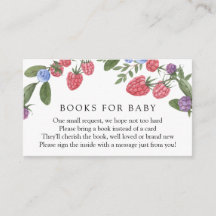 Berry Sweet Books for Baby Enclosure Card