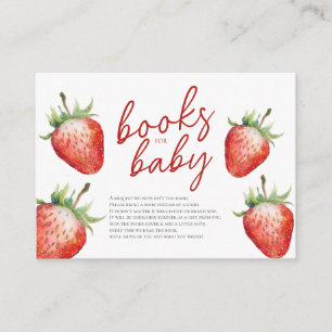 Berry Sweet Books for Baby Shooting Begleitkarte