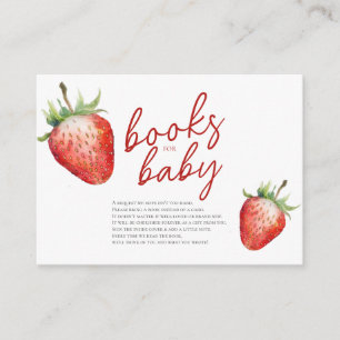 Berry Sweet Books for Baby Shooting Begleitkarte