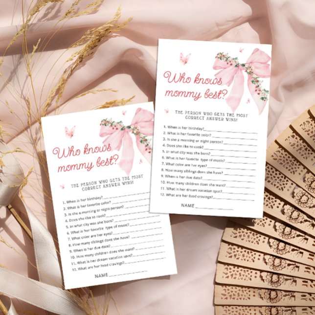 Berry Sweet Bow, der Mommy Baby Shower Game kennt (Von Creator hochgeladen)
