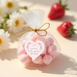 Berry Sweet Brautparty Dress Berries & Blume Herz-Aufkleber