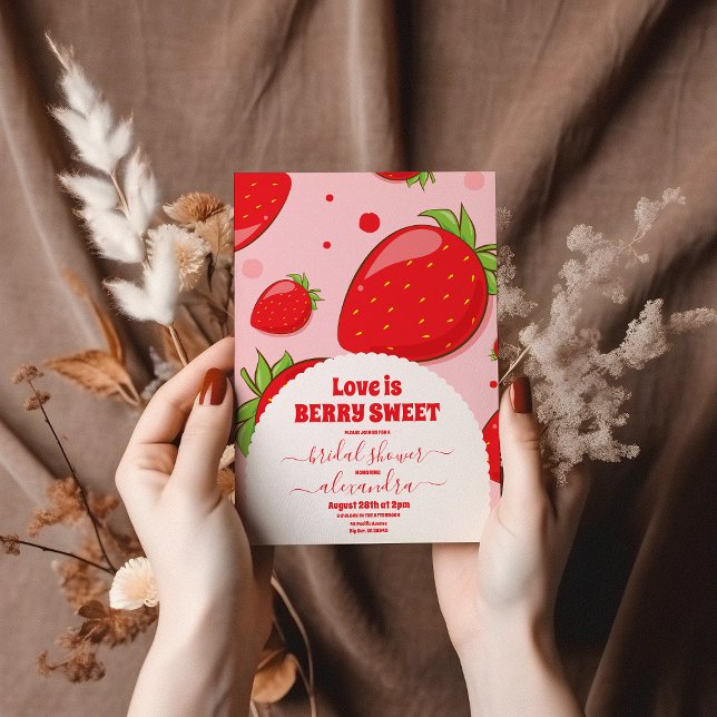 Berry Sweet Brautparty Einladung (Von Creator hochgeladen)