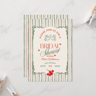 Berry Sweet Brautparty Wild Berries Einladung