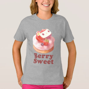 Berry Sweet: Bunny Girl Erdbeertörtchen T-Shirt