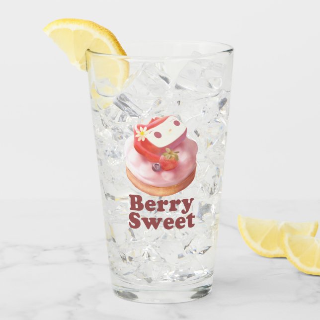 Berry Sweet: Bunny Girl Erdbeertorte Glas (Vorderseite Ice)
