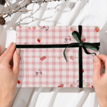 Berry Sweet Checkered Pattrenbogen Coquette