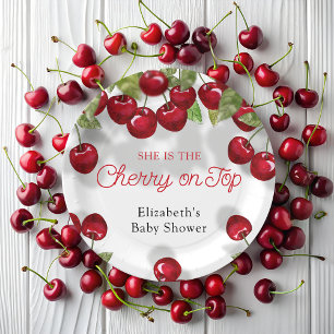 Berry Sweet Cherry Baby Duschpapier Teller